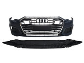 Передній бампер ( в стилі S6 ) на AUDI A6 C8 2018-2023 року