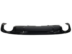 Дифузор (заднього бампера) Full Black (в стилі RS5) S-Line на AUDI A5 B9 2016-2020 року