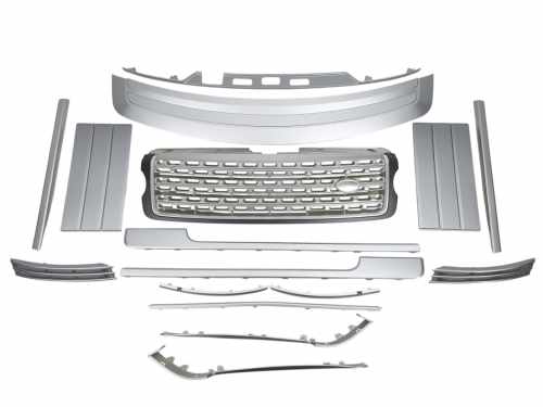 Аеро кіт (комплект дооснащення) (Silver) на LAND ROVER Range Rover Vogue L405 2013-2017 року