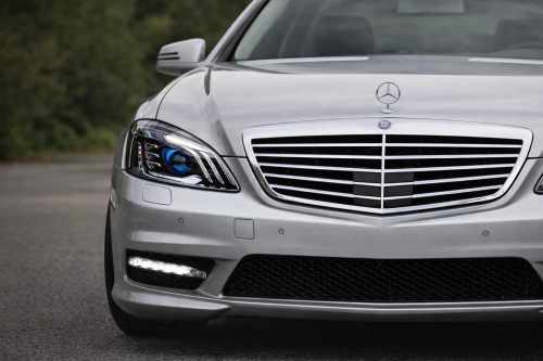Фары рестайлинг Mercedes S-class W221 2005-2013, дизайн Maybach X222, GBT