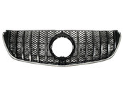 Решітка радіатора Chrome Black V2 (з місцем під камеру) GT на Mercedes-Benz V-Class W447 2014-2019 року
