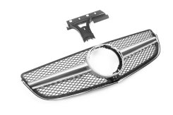Передняя Решетка Радиатора (AMG Silver) Mercedes E-class coupe C207 2014-2016, Cixtai