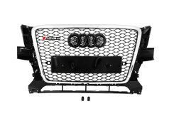 Передняя решётка RSQ-Style Audi Q5 2008-2012, чёрная с хромом, GT Tuning