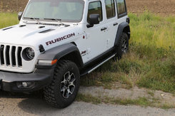 Бічні пороги Duru (2 шт., Алюміній) для Jeep Wrangler 2018↗ мм.