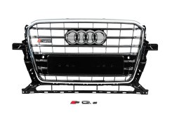 Передняя решетка SQ-Style Audi Q5 2012-2017, черная с хромом, GT Tuning