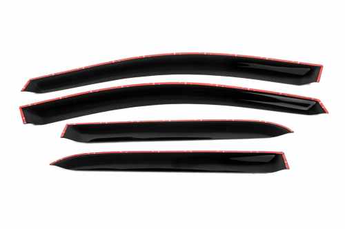 Ветровики Nissan Tiida 2004-2011, седан, HIC (4 шт)