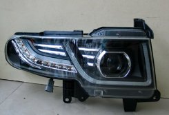Передні фари чорні стиль Evoque restyling для FJ Cruiser 2007+