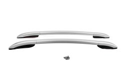 Рейлинги Nissan Navara/NP300 2016+, серые, оригинальный дизайн, Cixtai (2 шт)