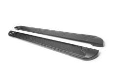 Бокові пороги Erkul Allmond Black Mitsubishi Outlander 2006-2012, алюміній (2 шт)