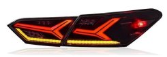 Задні ліхтарі чорні LED для Toyota Camry XV70 2018-
