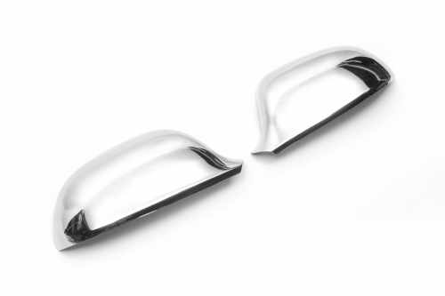Накладки на дзеркала Audi A3 8P 2003-2012, нержавіюча сталь, Carmos (2 шт)