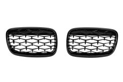 Ноздри Diamond Black (Черный Глянец) BMW X5 E70 2007-2013 / BMW X6 E71, GBT