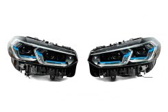 Передние фары Laser LCI BMW X3 G01 2018+ / X4 G02 2018+, для переоборудованных авто 2022–2024, GBT