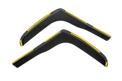 Ветровики Renault Trafic 2015+ / Opel Vivaro / Nissan NV300/Primastar, вставные, Niken Luxury (2 шт)