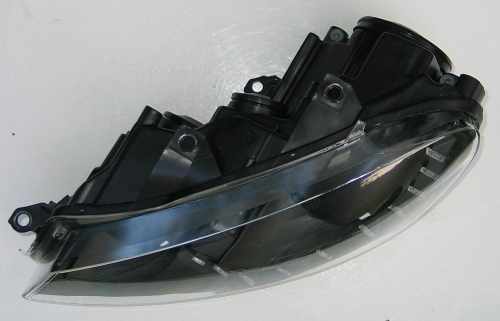 Передні фари чорні 2 лінзи V1 для Volkswagen Golf 6 2009-2012
