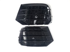 Грати в бампер Audi Q3 2014–2018р в стиле RS Full Black