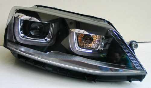 Передние светодиодные фары с DRL для VW Jetta MK 6 Mk6 2011+ (UU стиль)