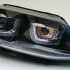 Передние светодиодные фары с DRL для VW Jetta MK 6 Mk6 2011+ (UU стиль) — фото 1