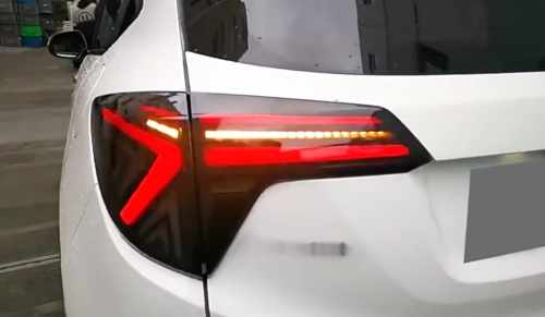 Задні світлодіодні ліхтарі  для Honda HR-V RU 2015+ (чорні)