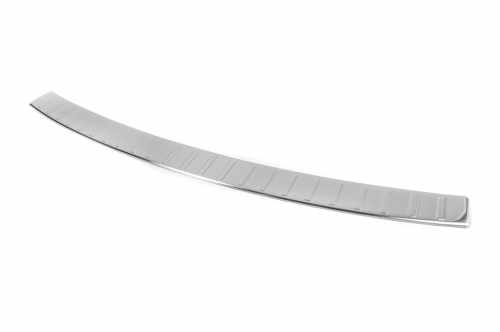 Накладка на задній бампер BMW X5 E70 2007-2013, нержавіюча сталь, Carmos