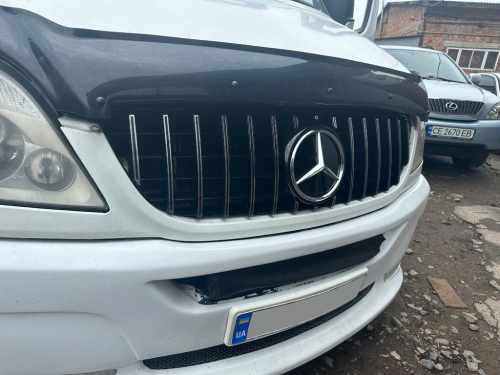Передня решітка GT Panamericana Хром Mercedes Sprinter W906 2006-2013, Cixtai