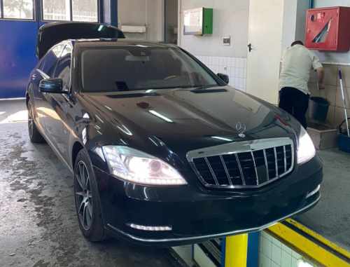 Решетка радиатора GT Panamericana Mercedes S-class W221 2009-2013, GBT