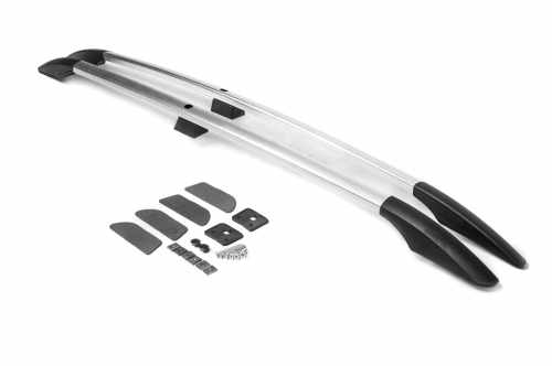 Рейлинги Volkswagen Touareg 7L 2002-2010, хромированные, пластиковые ножки, DDU (2 шт)