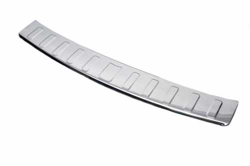 Накладка на задній бампер Renault Scenic/Grand 2009-2016, нержавіюча сталь, Carmos