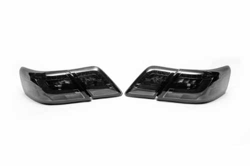 Задні ліхтарі Toyota Camry XV40 2006-2011, LED, чорні, GBT (2 шт)