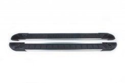Бокові пороги Erkul RedLine V1 Renault Duster 2008-2017, алюміній (2 шт)