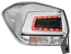 Світлодіодні задні ліхтарі LED для Subaru XV 2012-2016 хром прозорі