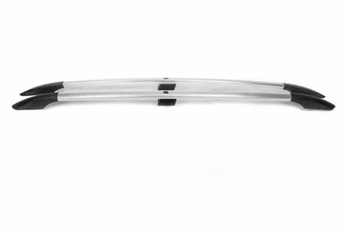 Рейлінги Nissan Qashqai 2007-2014, хромовані, металеві ніжки, DDU (2 шт)