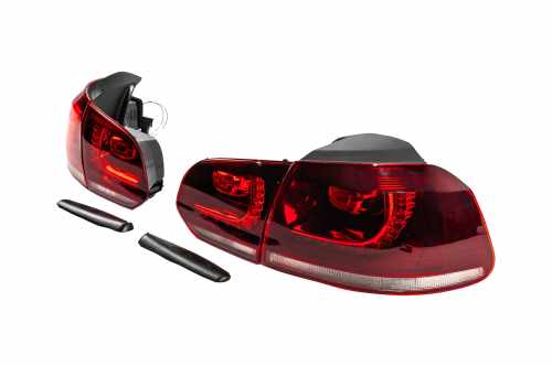 Задні LED ліхтарі Volkswagen Golf 6 2008-2014, GBT (2 шт)