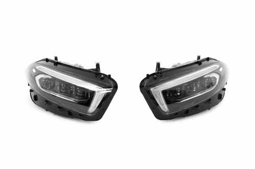 Передние фары Multibeam Mercedes A-class W177 2018-2022, GBT (2 шт)