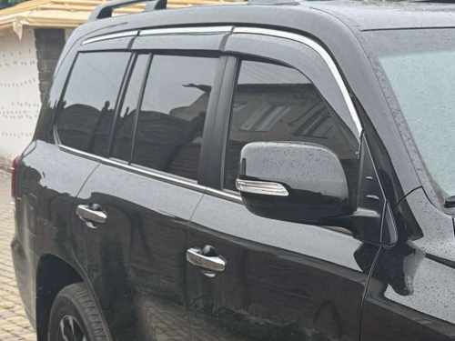Вітровики Lexus LX570/450d 2008-2015 / Toyota Land Cruiser 200, з хромованим молдингом, Niken Luxury (6 шт)