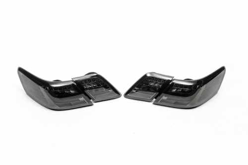 Задні ліхтарі Toyota Camry XV40 2006-2011, LED, чорні, GBT (2 шт)