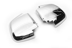 Накладки на дзеркала Hyundai H200, H1, Starex 1998-2007, хромований ABS-пластик, Carmos (2 шт)
