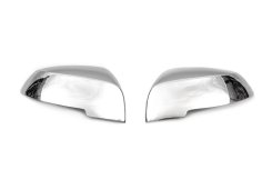 Накладки на дзеркала BMW 1 серія F20/F21 2011-2019 / 2 серія F22/F23 2014-2021 / 3 серія F30/F31 2012-2019 та ін., нержавіюча сталь, Carmos (2 шт)