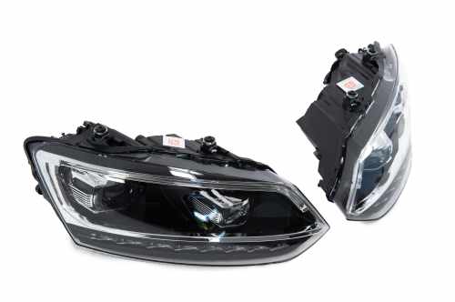 Передние фары Volkswagen Polo 6R/6C 2010-2017, GBT (2 шт)