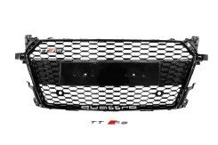 Передняя решетка RS-Style V-2 Audi TT 8J/8S 2014-2020, черная, GT Tuning