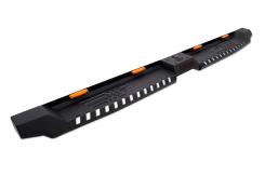 Бокові пороги Dakar V2 з LED (2 шт, метал) для Volkswagen Amarok 2H 2010-2022 рр