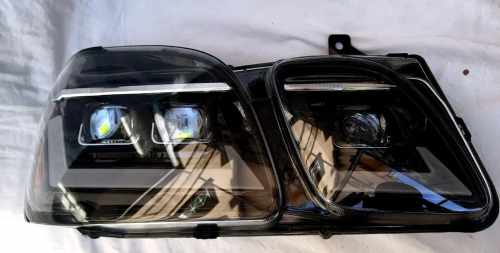 Передні фари Full LED чорні ZW для Lexus LX470 1998+