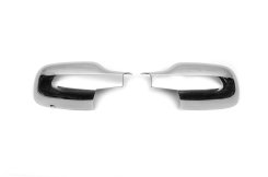 Накладки на дзеркала Renault Scenic/Grand 2003-2009 / Megane II 2004-2009, хромований ABS-пластик, Carmos (2 шт)