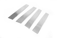 Молдинг дверних стійок (нерж.) для Ford Focus II 2008-2011 рр.