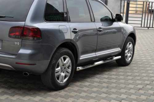 Боковые трубы Volkswagen Touareg 7L/7P 2002-2018, нержавеющая сталь, CAN (2 шт)