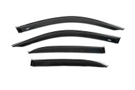 Вітровики Mercedes GLE W167 2018+, з хромованим молдингом, HIC (4 шт)