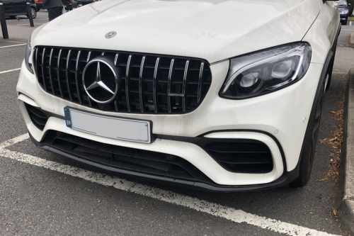 Передняя решетка GT Panamericana Mercedes GLC coupe C253 2015-2019, Cixtai