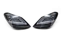 Задні ліхтарі Black (2 шт) для Mercedes C-class W205 2014-2021 рр.