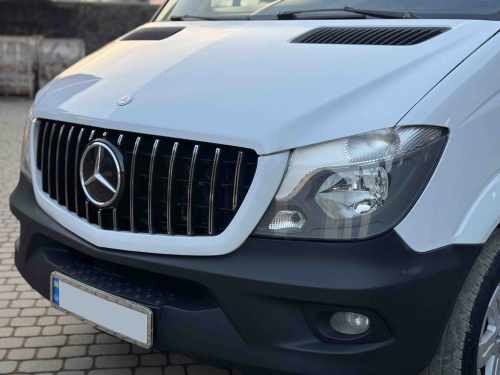 Передня решітка GT Panamericana Хром Mercedes Sprinter W906 2013-2018, Cixtai