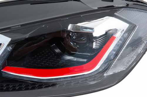 Передние фары Red Volkswagen Golf 7/E-Golf 5G 2017-2020, GBT (2 шт)